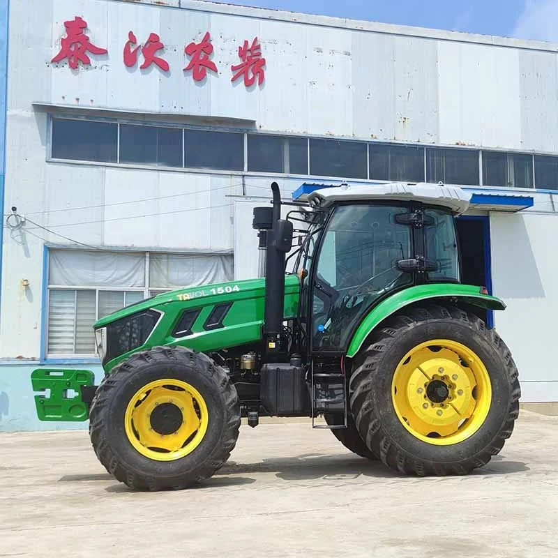 Китай, 150HP 4WD, четырехколесный привод, роскошная кабина, широкие шины переменного тока, сельскохозяйственные тракторы