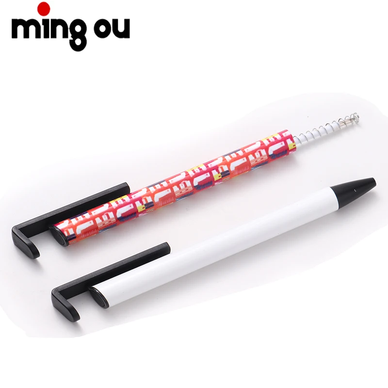 Оптовая продажа, металлические шариковые ручки, индивидуальная ручка с логотипом «сделай сам», белая Шариковая ручка без рисунка