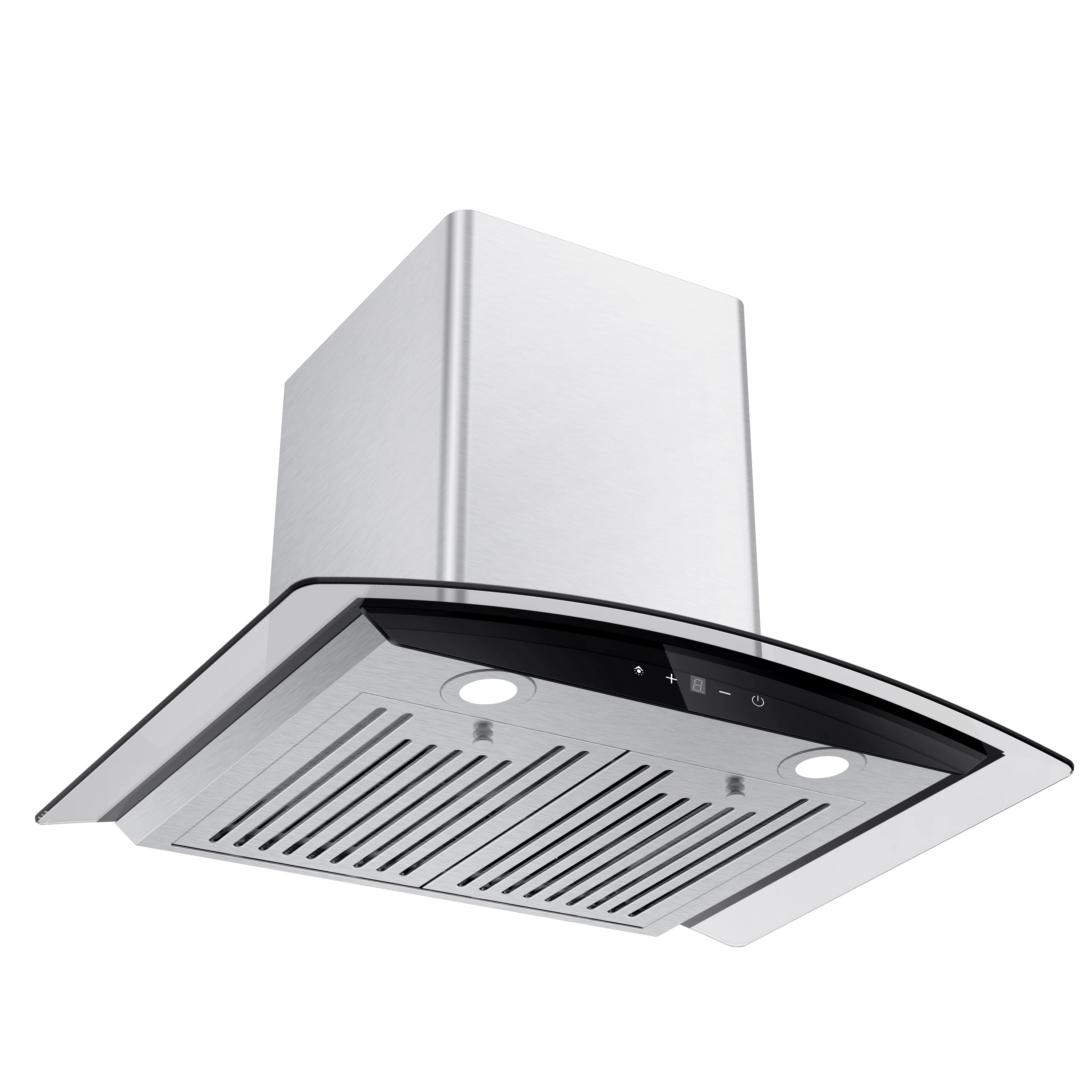 Home Appliance 3 Speed Touch Control Stainless Steel 900 mm Aluminium Filter 24# Copper Motor Range Hood
