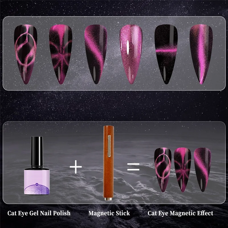 Multi-functional 3D Cat Eye Nail Polish Strong Stick Magnetic Powerful Cat Eye Magnet DIY Nail Tools