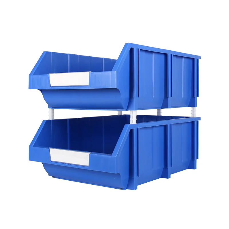 Wholesale Warehouse Stackable Plastic Storage Bin Industrial Storage Box Hardware Shelf Rack Box For Tool