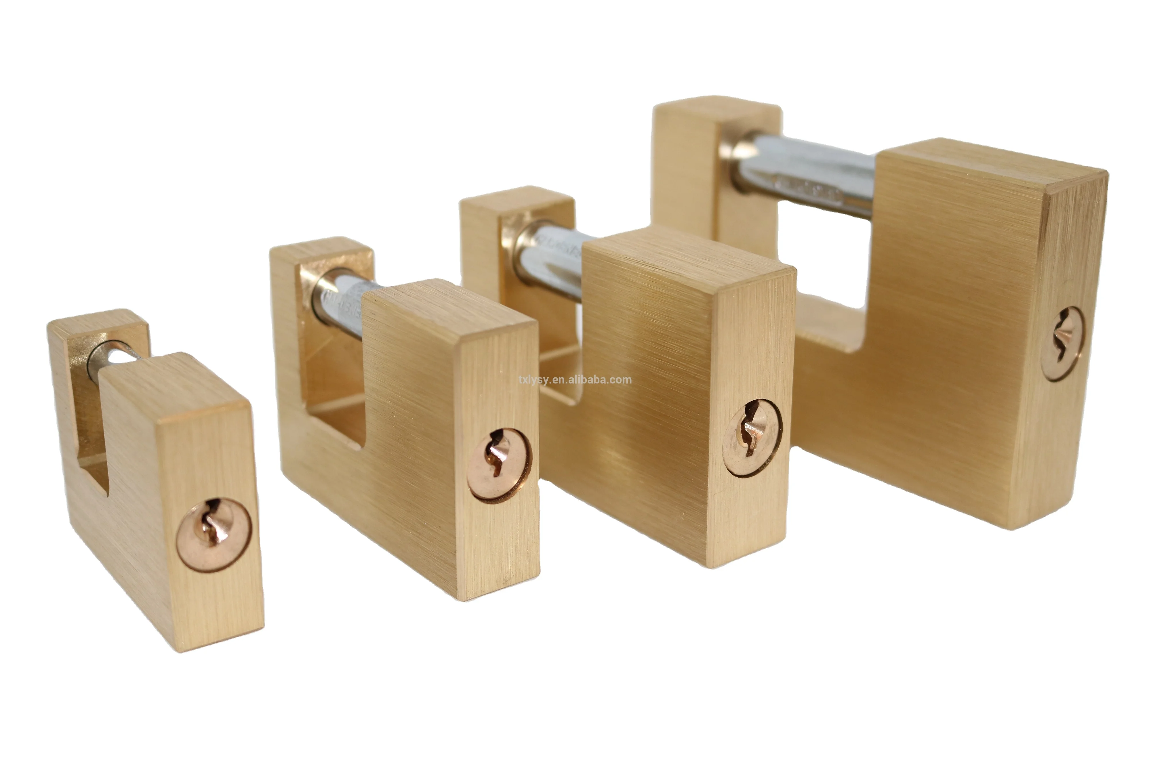 50 мм-90 мм Прямоугольный латунный навесной замок