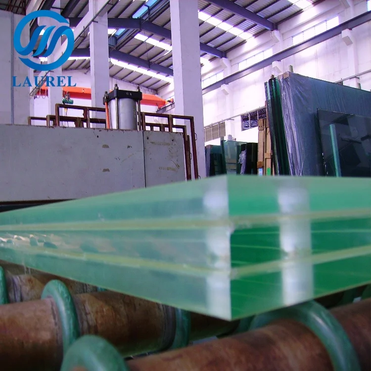 Bullet proof glass 6.38mm toughened glass tempered laminated window