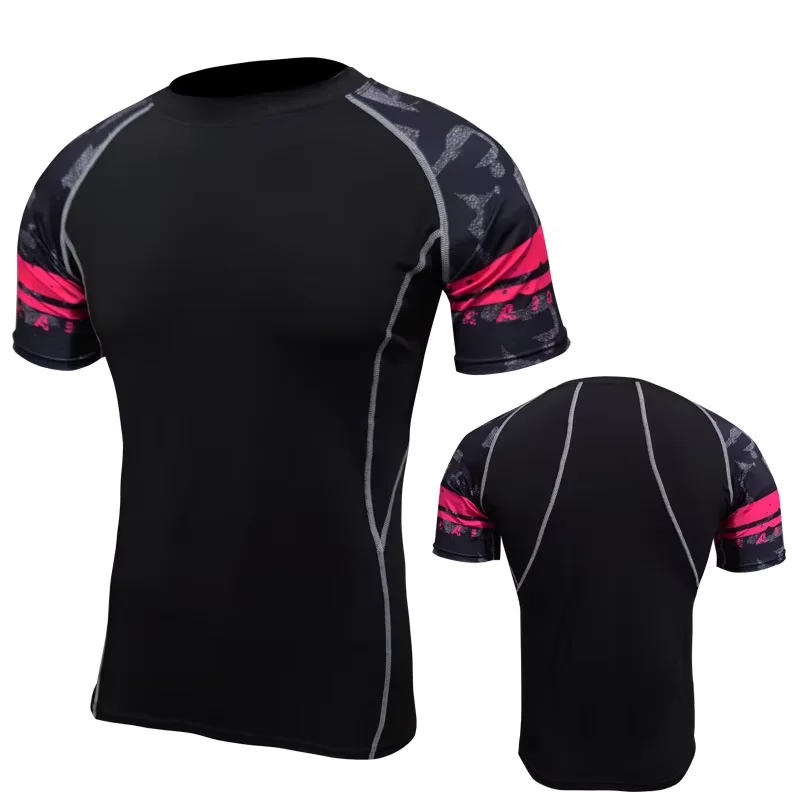 Mma Rash Guard Tops Rashguard Rash Guard Custom Compression Shirts For Men Compression Long Sleeve Compression Shirt Rash Guard
