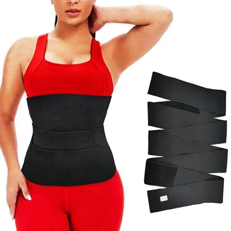 Body Shaper Polyester Trimmers Tummy Trimmer Bandage Wrap Waist Trainer Waist Wrap Band