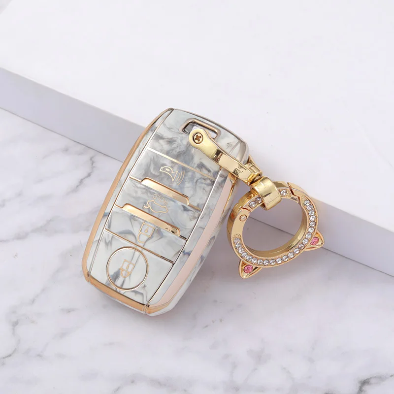 Car Key Cover for Kia Optima Sportage Cerato Rio Sorento K5 K3,4 Buttons TPU Car Key Case Cover,Soft TPU material car key cove