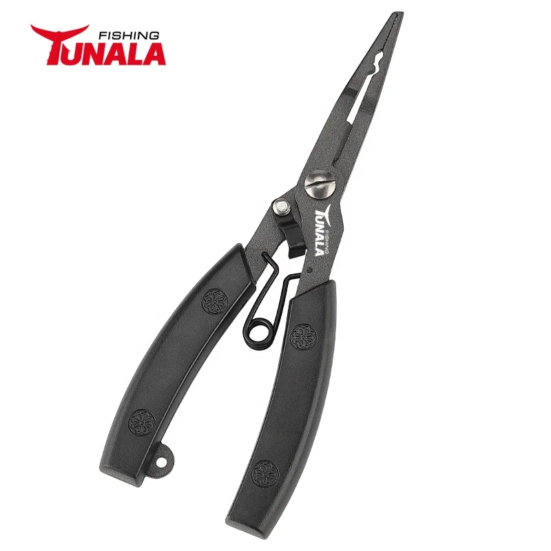 Stainless Steel fishing Pliers with ABS Handle,Fish Hook Remover with Fish Lip Gripper