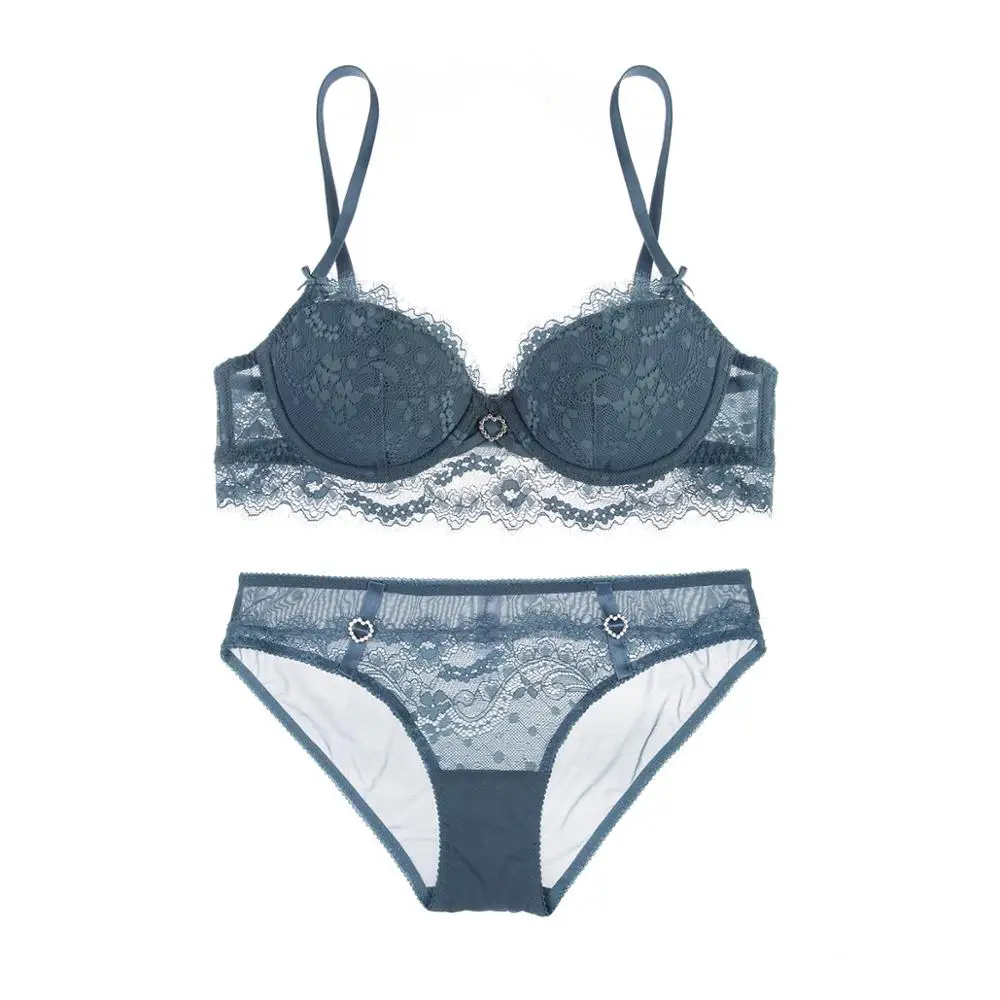 
Comfortable thin and sexy lace underwear with Bra Sets bra for ladies 