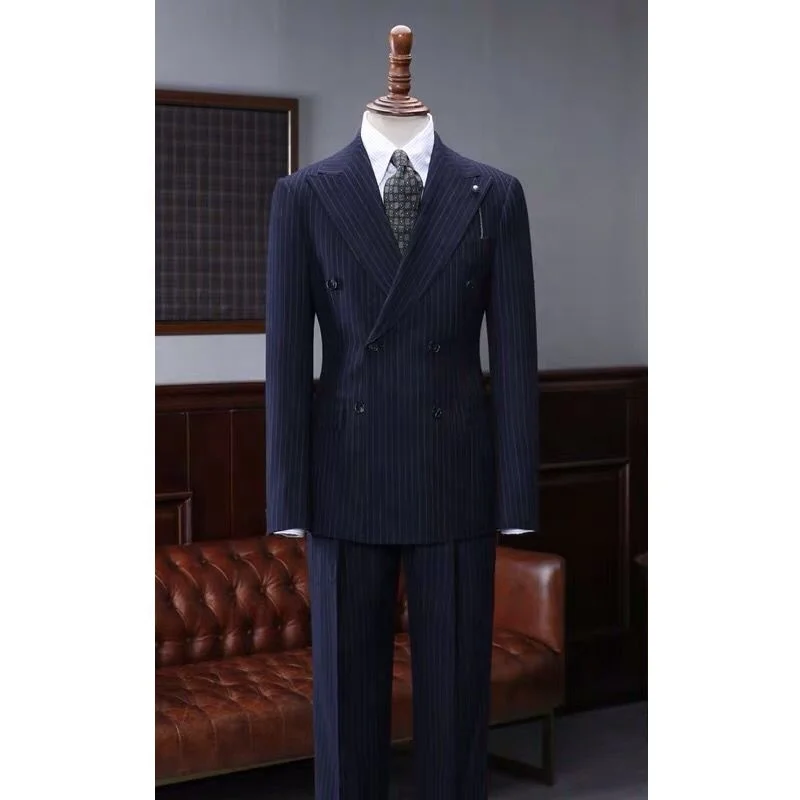 MTM, сделанный для измерения, модный костюм ручной работы, приталенный классический блейзер для свадебной вечеринки, костюмы для мужчин