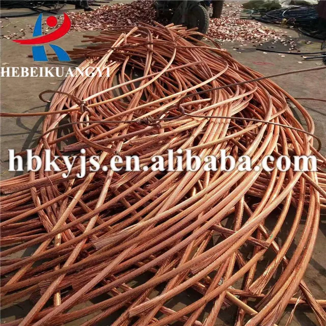 99.99% scrap copper wire red copper