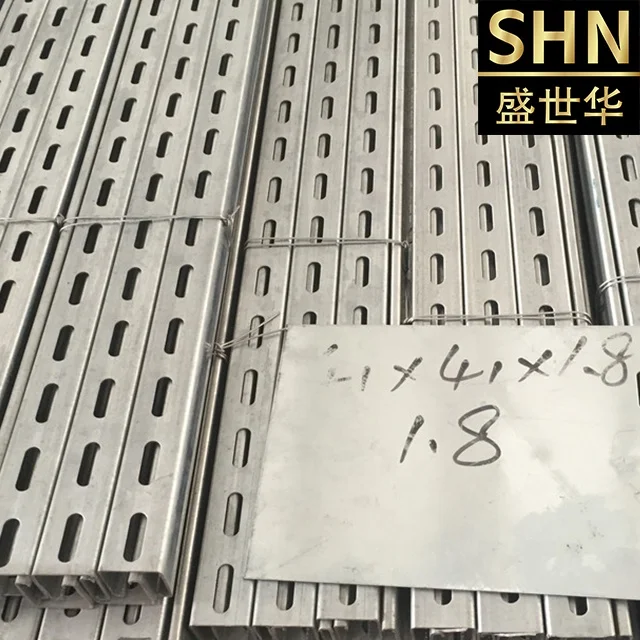 Galvanized steel profile metal c purlins sizes and weights gi stud punch 304 316 channel strut price list philippines