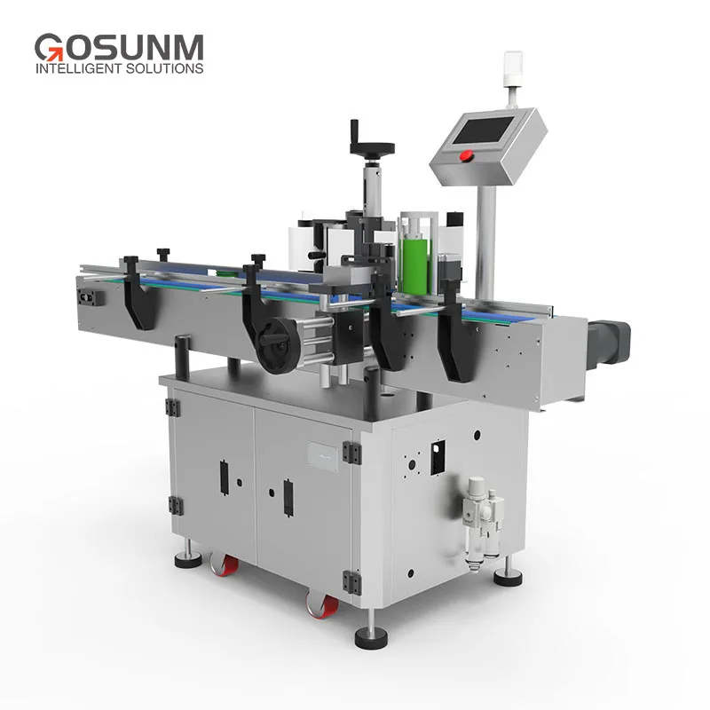 Professional Machinery Manufacturer Gosunm 10 ml bottle filling capping and sticker labeling machine manufacturer