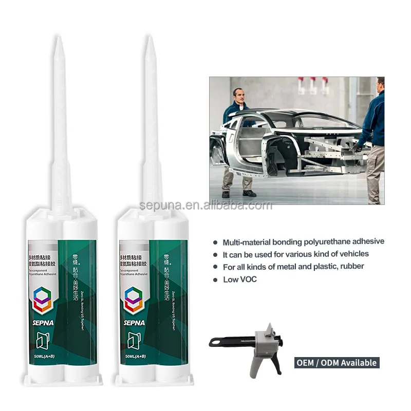 two-component structural polyurethane adhesive for auto body adhesive for sticking composite material parts SP282