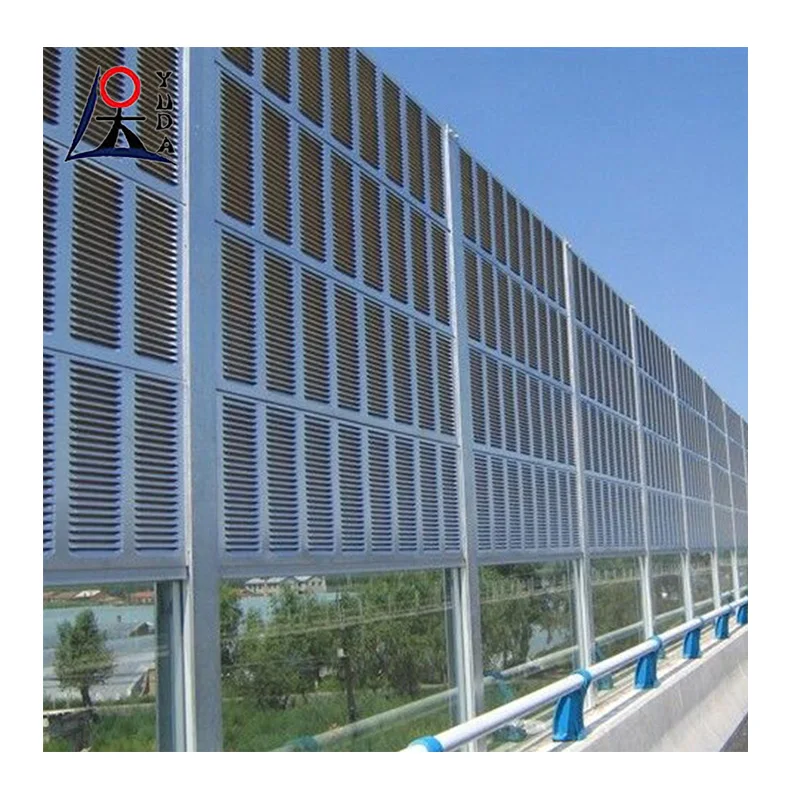 Highway road noise barrier outdoor soundproof noise reduction barrier fencing
