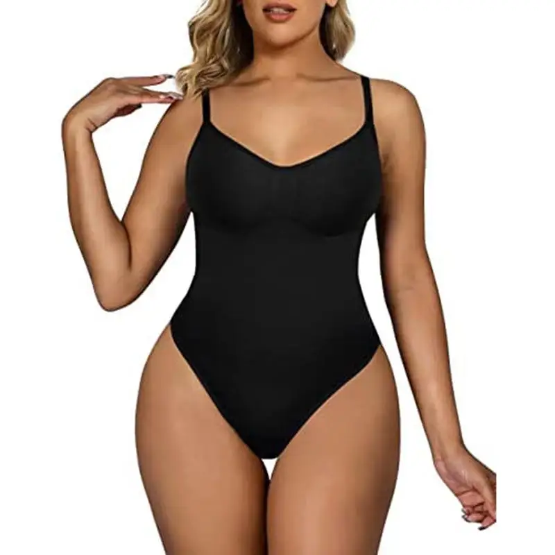 Seamless Thongs Bodysuit Women Shapewear Tummy Control Butt Lifter Body Shaper Smooth Invisible Under Dress Slimming Underwear