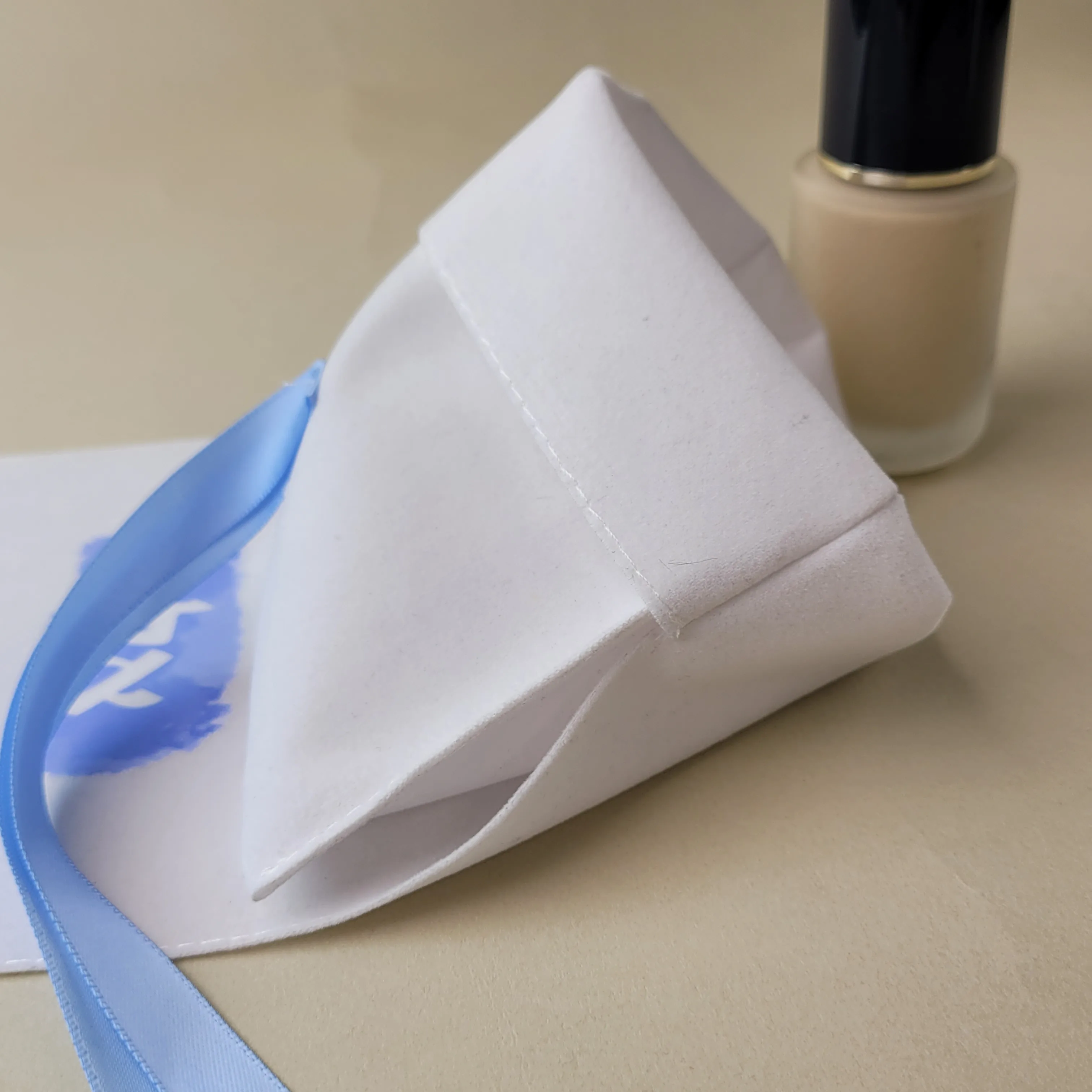 velvet flannelette envelope flap bag jewelry gift pouch