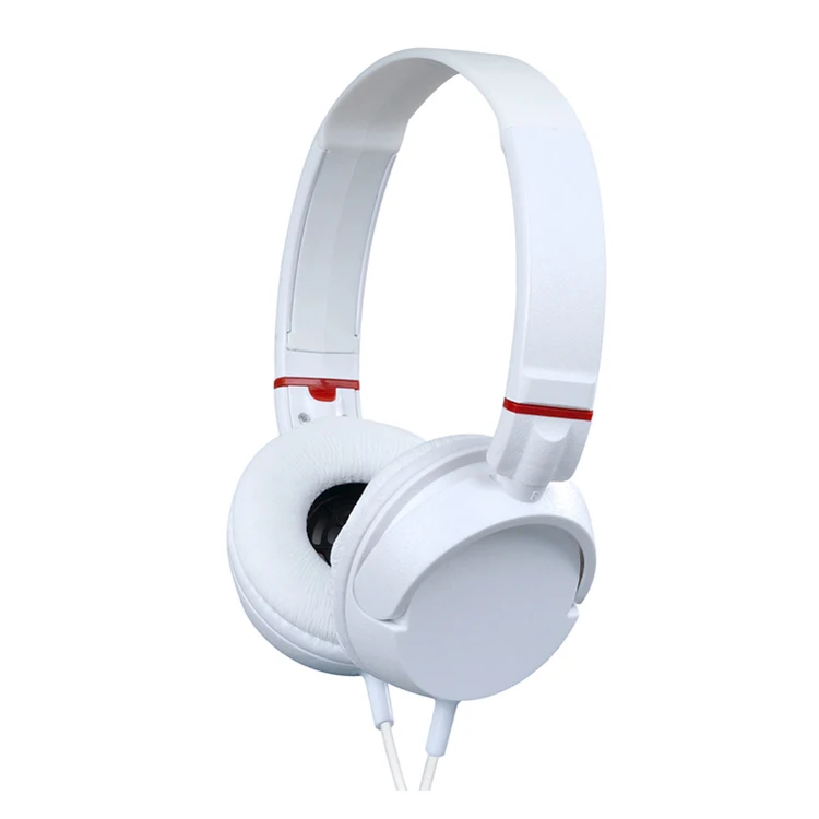 Discount foldable 40mm speaker super clear sound wired on-ear headphone for computer/mobile phone use