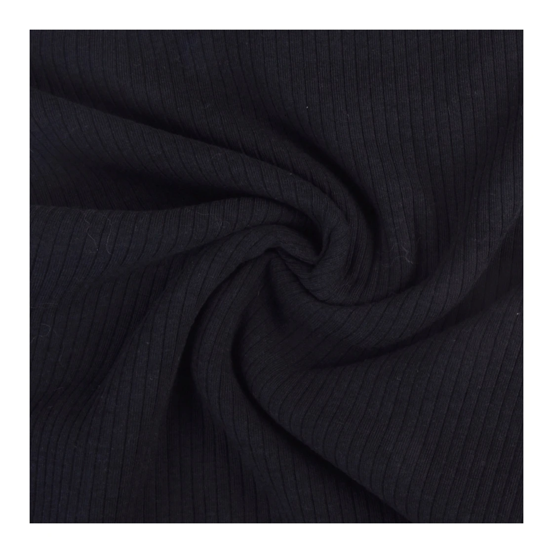 58 Cotton 38 Rayon 4 Spandex  Soft 5x2 Rib  Fabric For New Style Garment