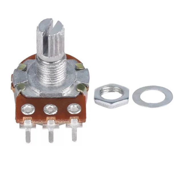 Single bit potentiometer B5K 3P 5K 15MM handle long horizontal