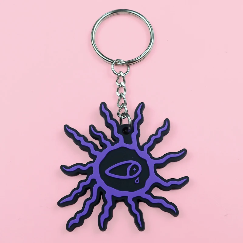 Personalized key chain custom logo silicone keychain pvc key ring rubber key chains