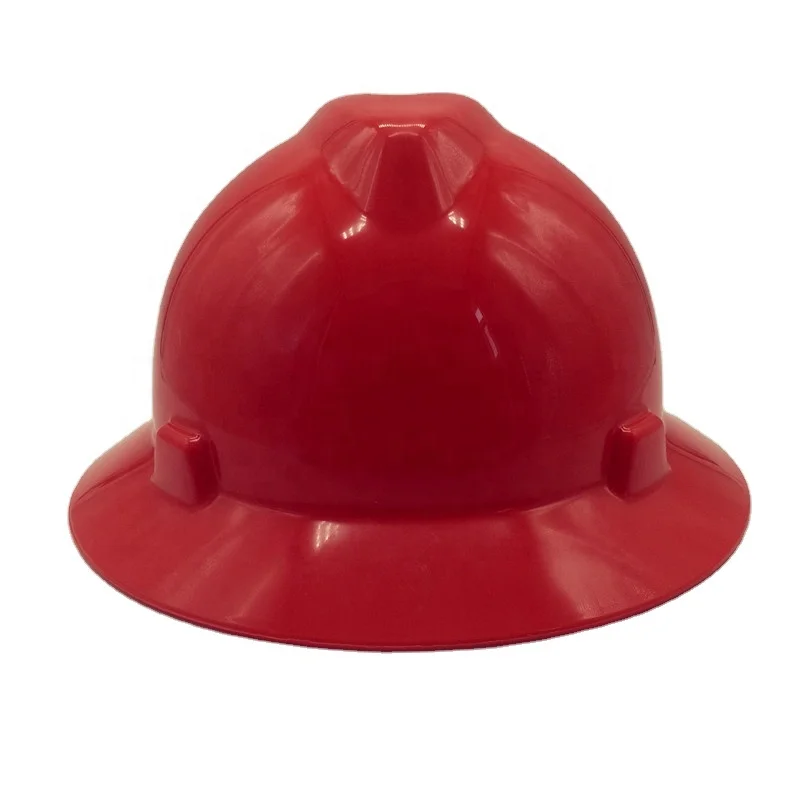 ansi construction Industrial work msa v guard safety helmet hard hats carbon fiber full brim