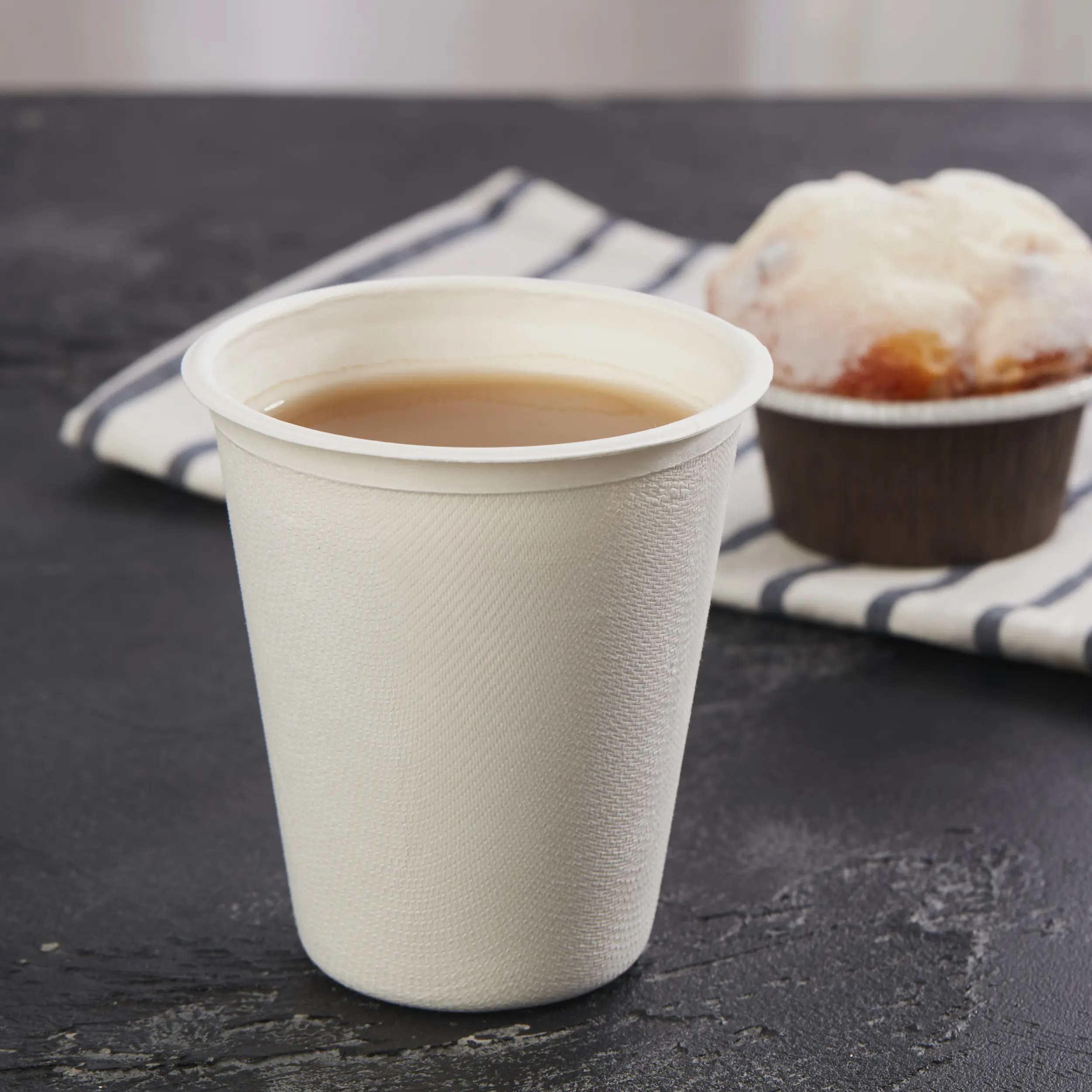 100% Biodegradable Customized Disposable Sugarcane Bagasse Compostable Pulp Cup