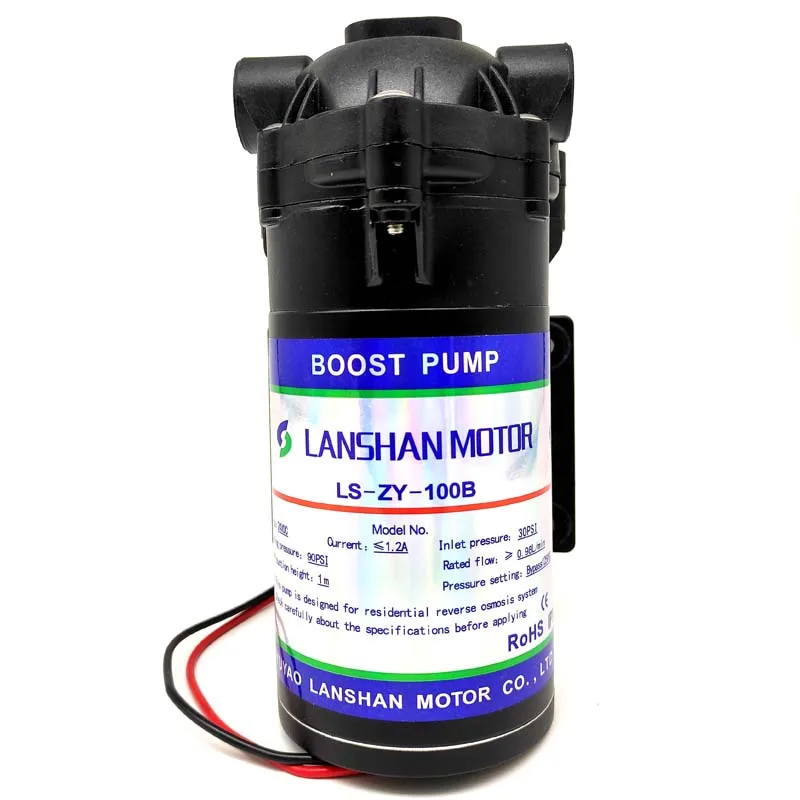 LongBank Factory OEM 24V DC RO Diaphragm Ro Booster Pump 100gpd