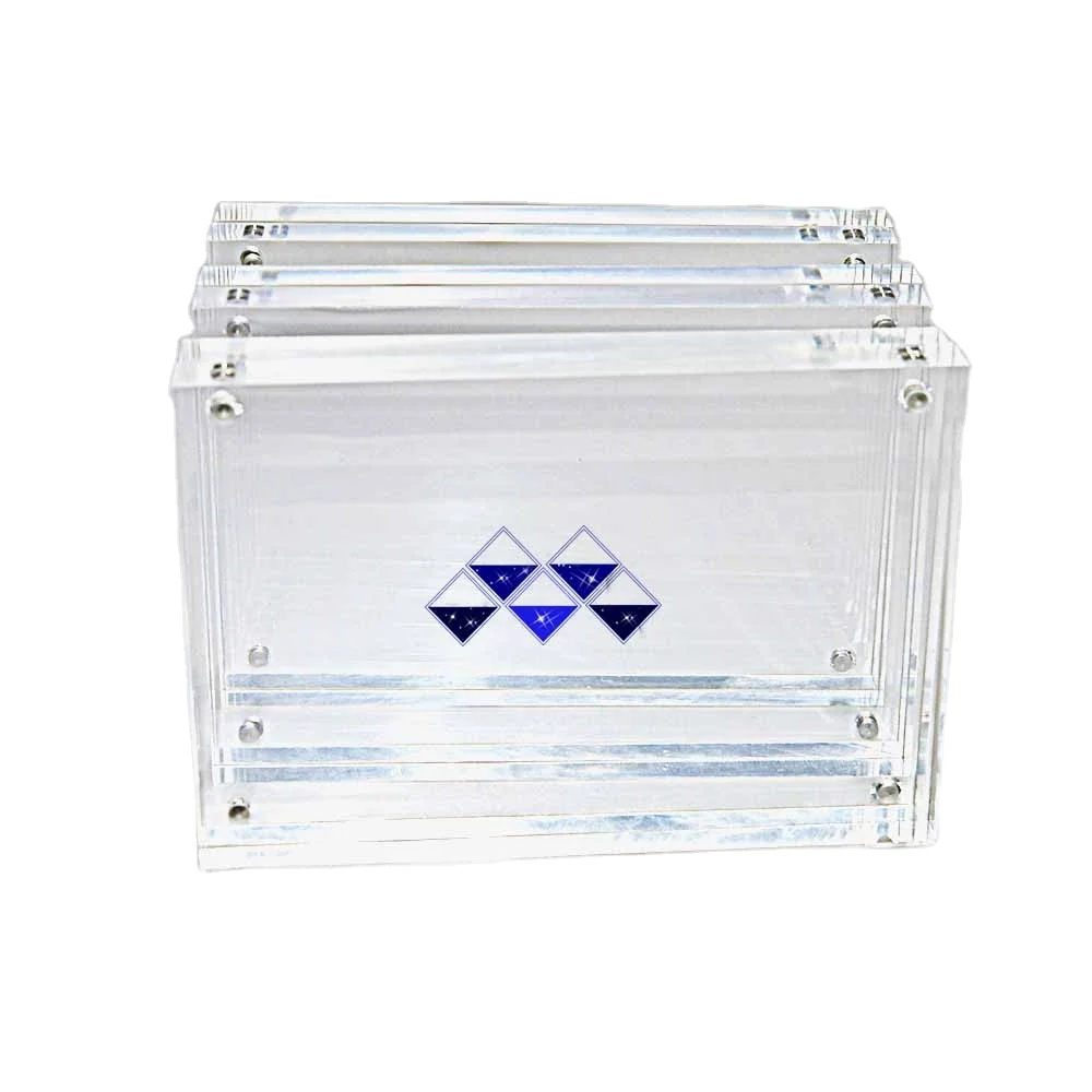 Manufacturer Professional Custom Magnetic Square Clear Acrylic Photo Frame