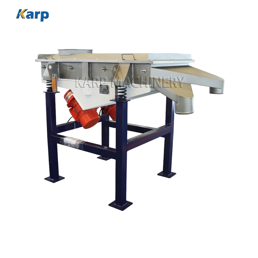 Coco Fertilizer Vibro Sifter Broken Coconut Shell Linear Vibratory Screen Sieve