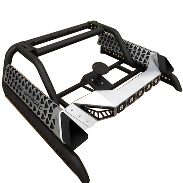 
Cargo Carrier & Bracket Pickup Truck Sport Roll Bar with Tire Carrier for Ranger 