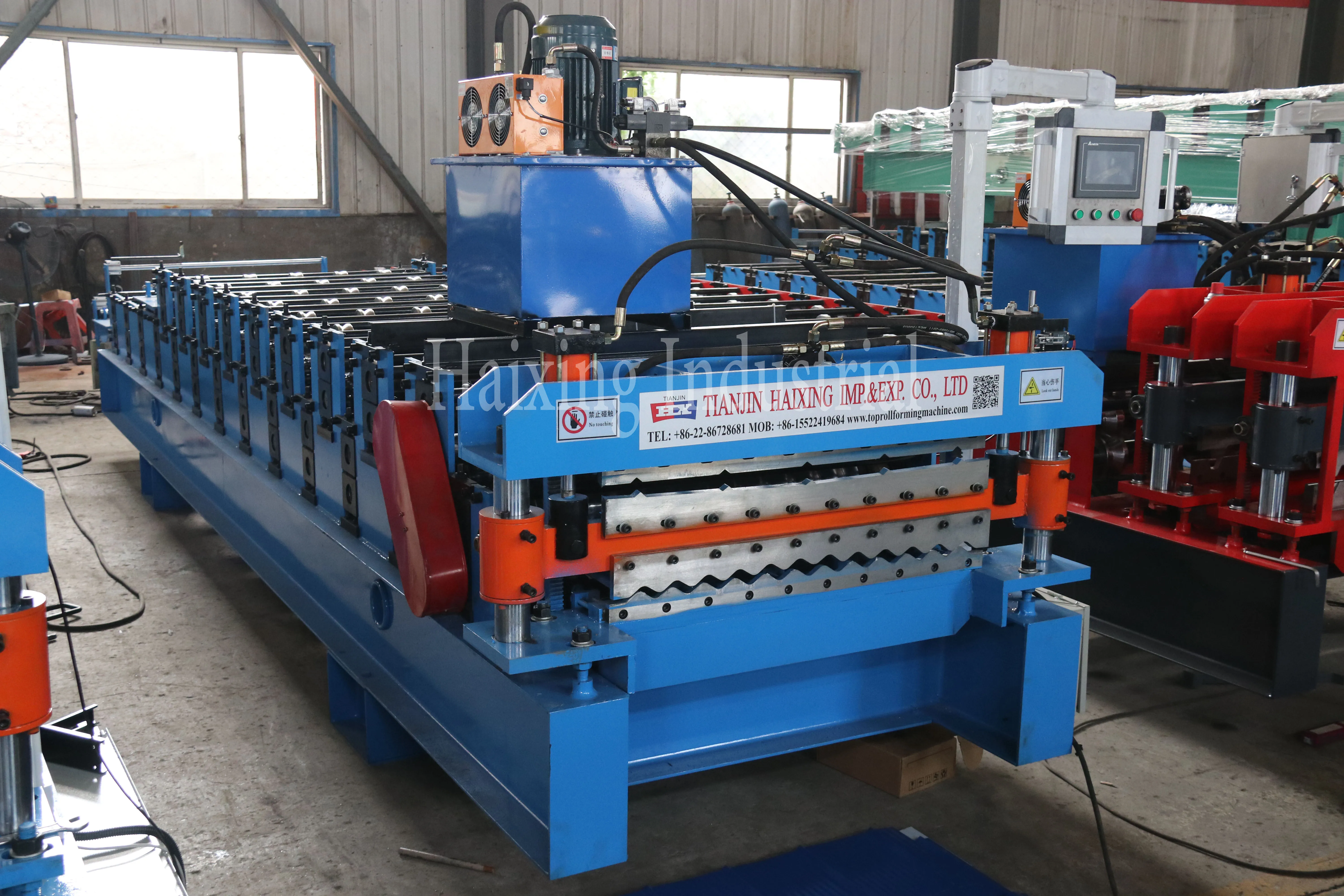 maquina acanaladora de calaminas de aluzinc 5v de fabrica de techos