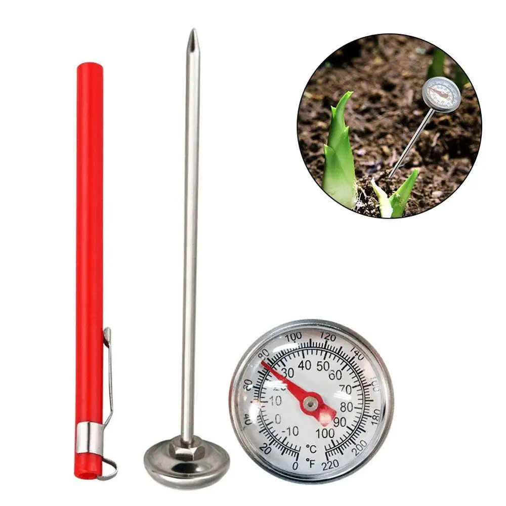 (Measurable soil) dial stainless steel coffee milk mini kitchen thermometer food thermometer