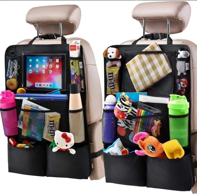 Car Seat Storage Bag Hanging Box Back Seat Bag Organizer Backseat Holder Pockets Backseat Storage Bag
