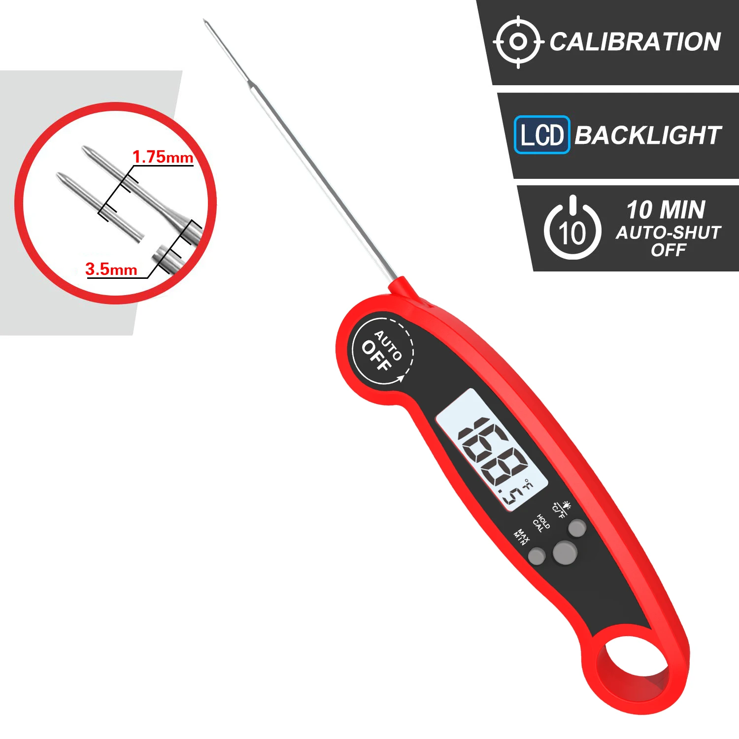 Waterproof Kitchen Cooking Food Thermometer Digital Meat Thermometer for BBQ Grill Kitchen Product