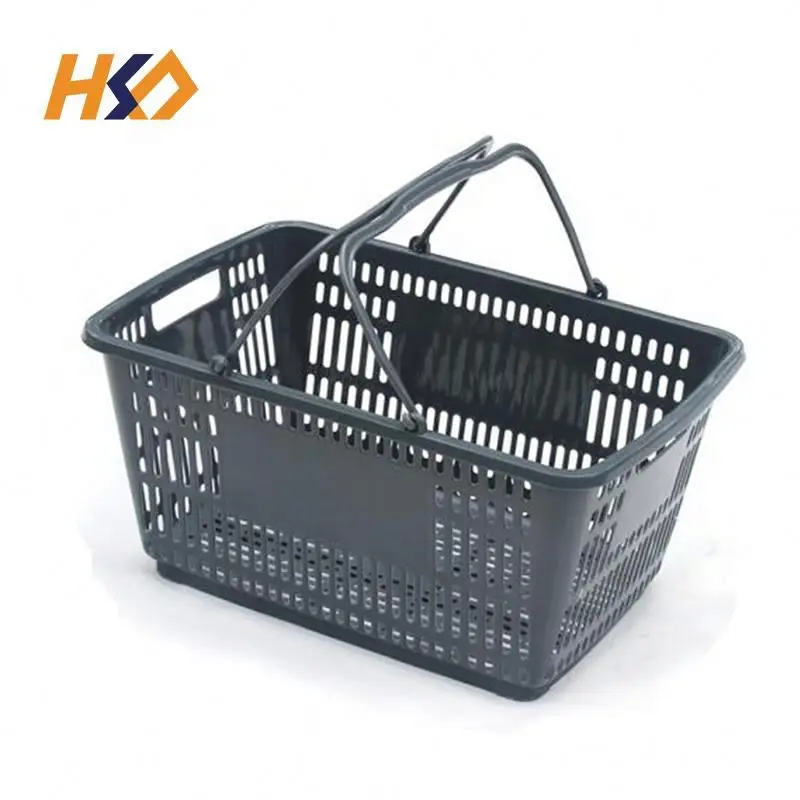  Professional Shopping Plastic Basket Wholesale Excellent Large Handles