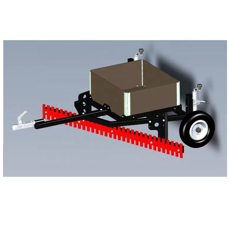 Manufacture road scrapers lawn grader raker or land level for farm or yard by ATV tractor