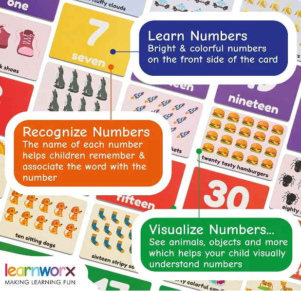 custom OEM kids educational  number flashcards educational flash alphabet letter manth play games cards with tin