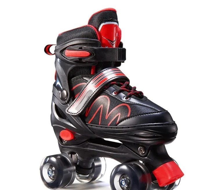 Factory flashing roller skates adult double row roller