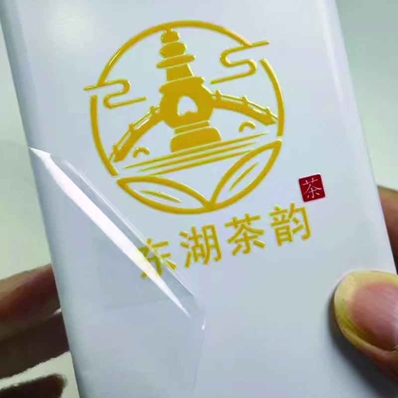 Personalized customization of high-quality vinyl waterproof 3D UVDTF transfer stickers DFT transfer label logo pen  wraps uv dtf