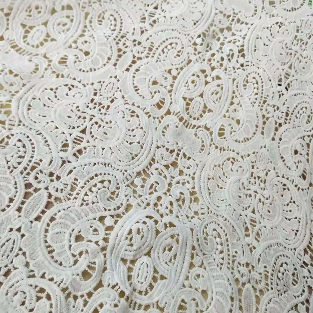 High Quality Fashion Embroidery Lace Pretty Home Textile Bedding Curtain Lace Fabric