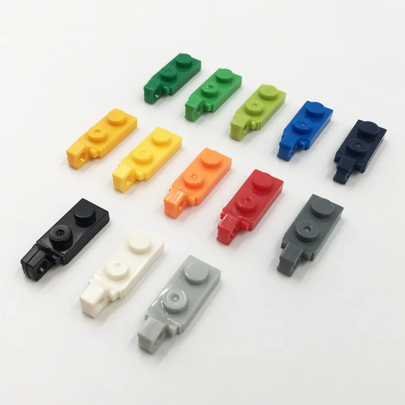 MOC small particles 1x2 unilateral hinged plate (convex) compatible with 44301 building bricks training institution spare parts