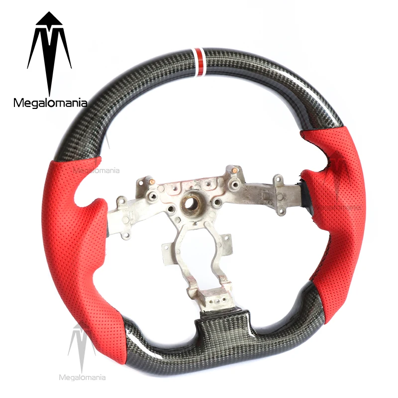 Customize Forged Carbon Fiber Alcantara Steering Wheel For Nissan GTR R35 370Z Z34 350Z Patrol Armada Y62 Steering Wheel