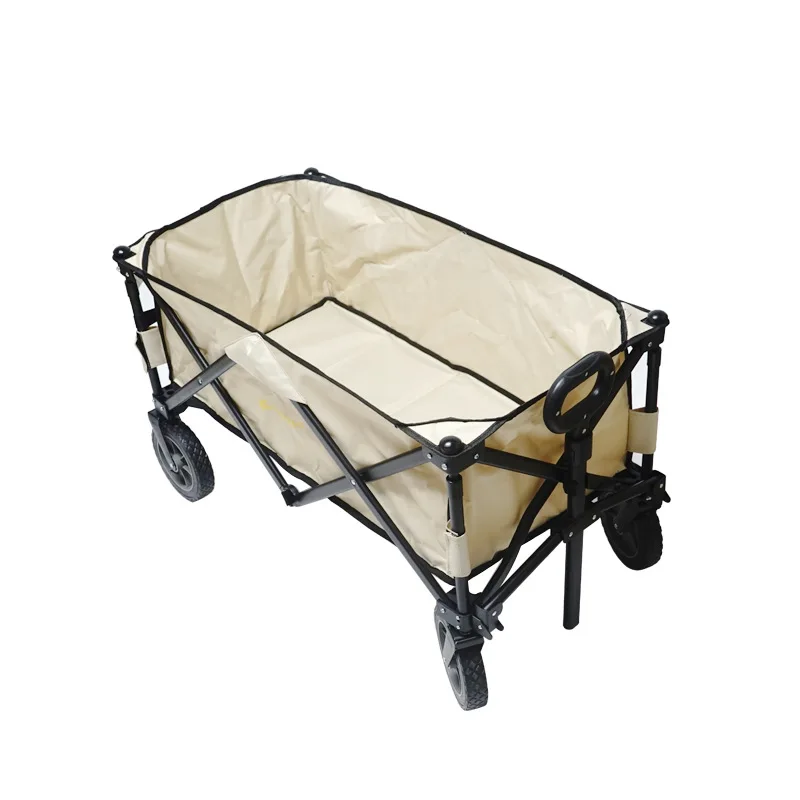 Outdoor Camping Folding Hand-pulled Car Fishing gear Removal Car trailer Shopping Cart Luggage car Tools Camping trailer