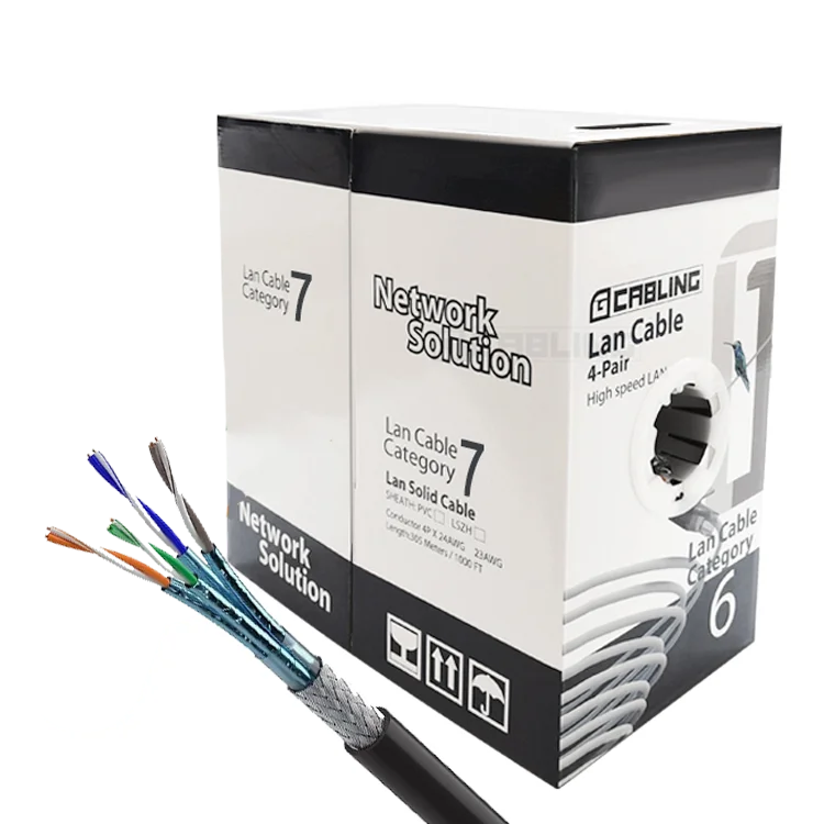 GETEKnet OEM or ODM SFTP utp cable cat 7 network cable vde pure copper cat8 ethernet cable WITH high quality