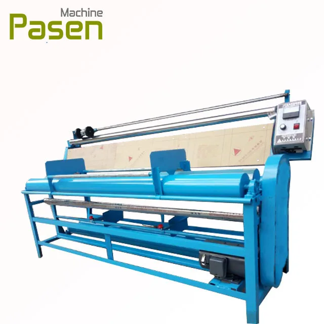 fabric re rolling inspection machine roll to roll fabric cutting printing machine