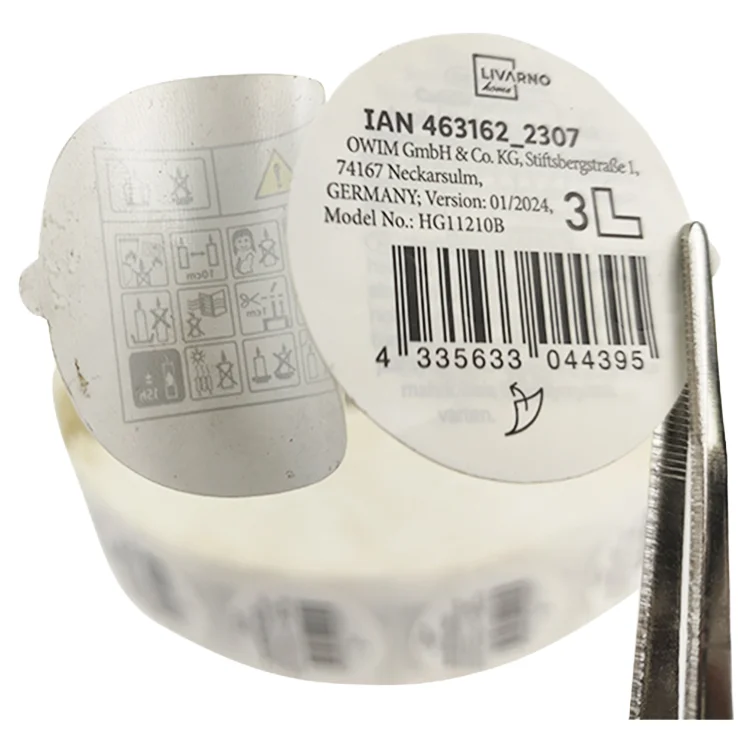 Custom UV Printed Adhesive Stickers PVC and PET Vinyl Labels with Logo for Chemical Petrol and Perfume Products