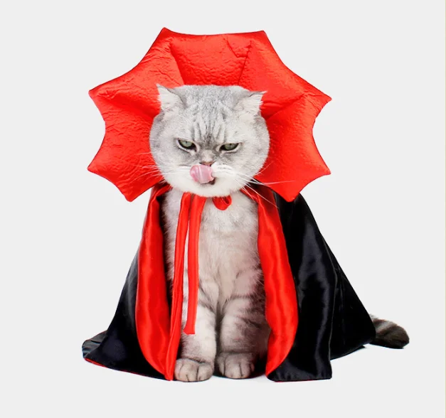 Halloween cloak festival wholesale custom cat clothes designer dog clothes