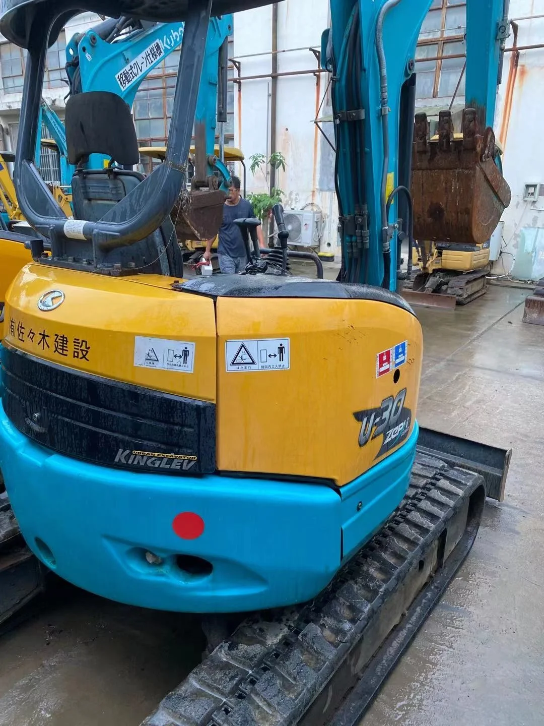 Б/у прежде всего 3 тонны kubota u30 мини-экскаватор U-30 U-30S открытая кабина