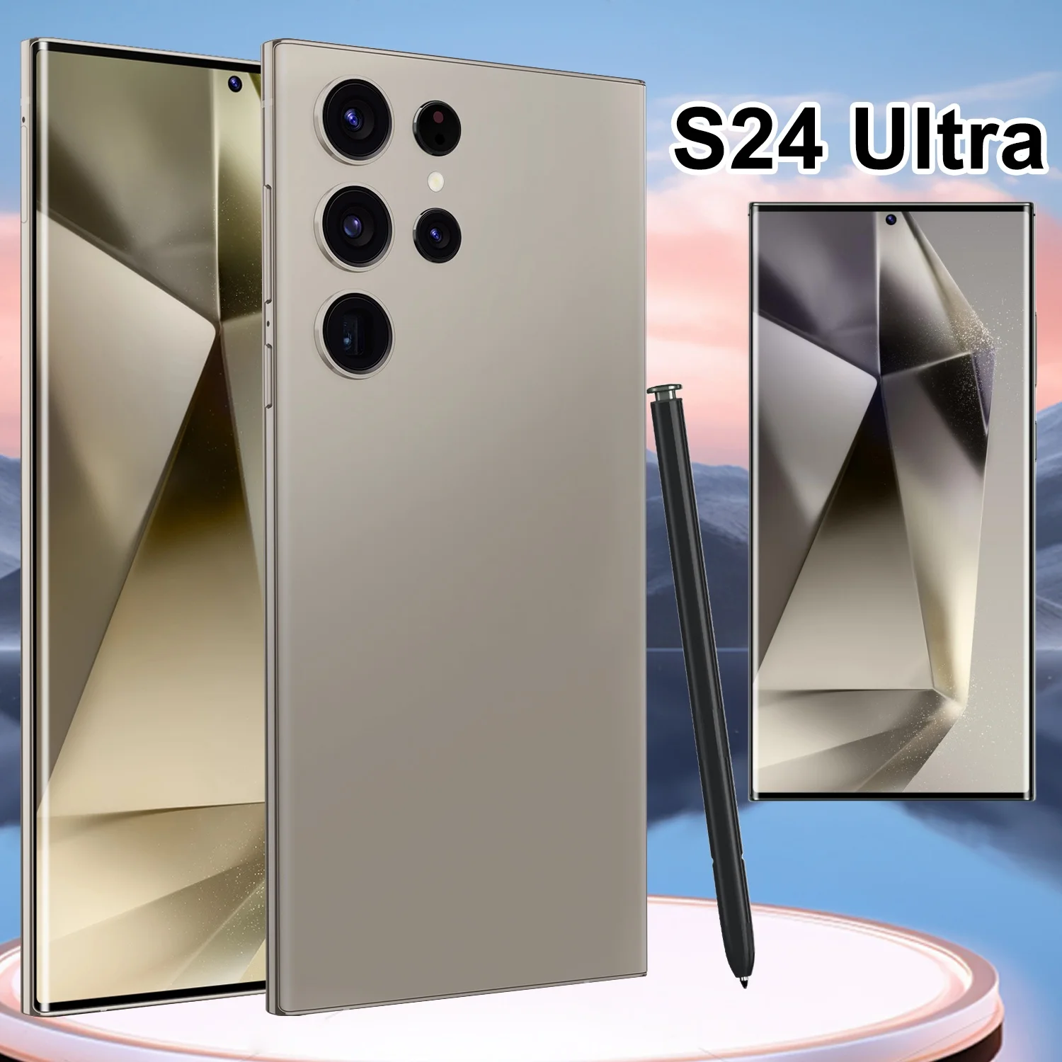 Хит продаж сотовый телефон S24 Ultra 5g оригинальный мобильный 7 3 дюймов 16 ГБ + 1 ТБ 6800 мАч двойной Sim Ai Android14 игровой