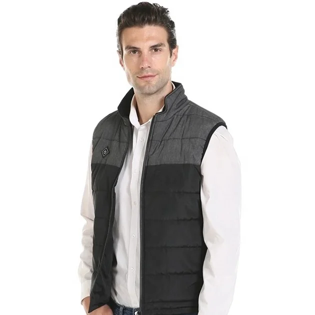 
Outdoor Control Temperature Washable USB Charging Heated Winter Vest Waistcoat Warming Heated Clothes Vest 